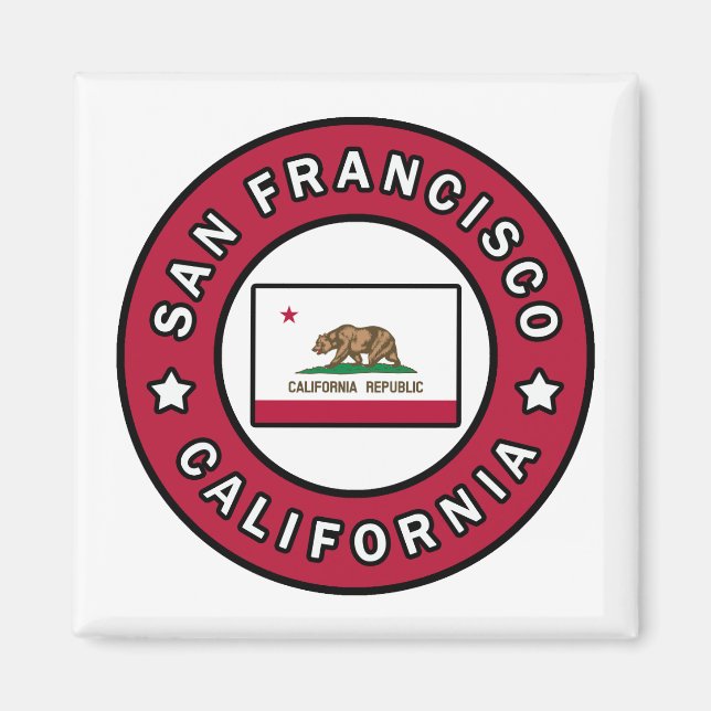San Francisco California Magnet (Front)