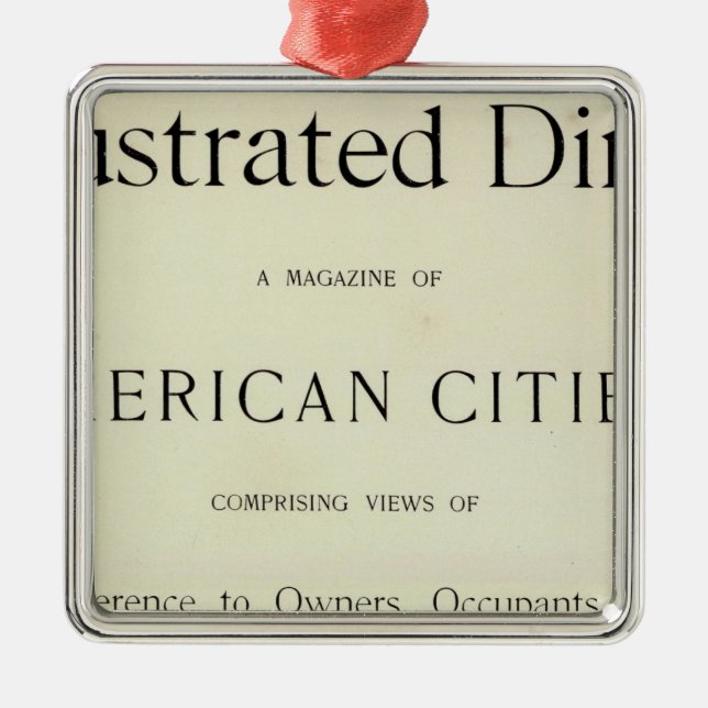 San Francisco California Metal Tree Decoration (Front)