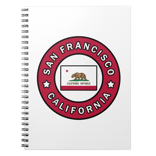 San Francisco California Notebook (Front)