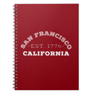 San Francisco California Notebook