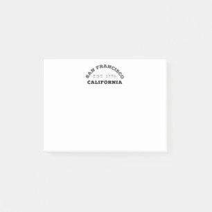 San Francisco California Post-it Notes