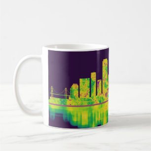 San Francisco California Skyline Coffee Mug