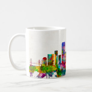 San Francisco California Skyline Coffee Mug