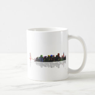 San Francisco California Skyline Coffee Mug