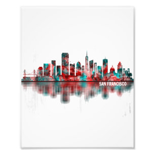 San Francisco California Skyline Photo Print