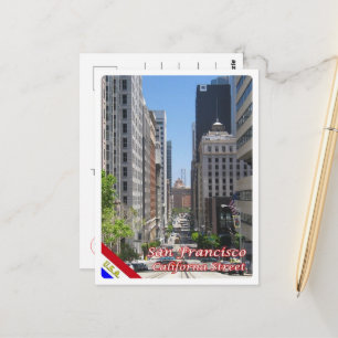 San Francisco - California Street - USA - Postcard