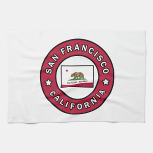San Francisco California Tea Towel