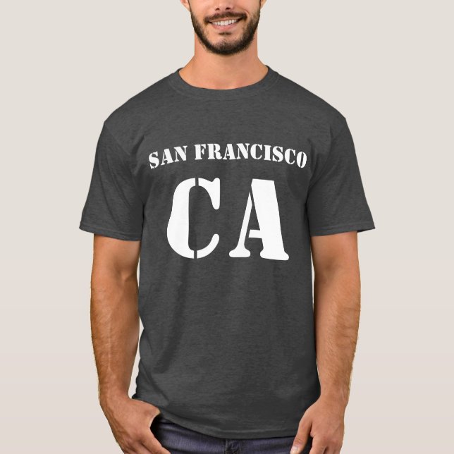 San Francisco California Tee Shirt (Front)