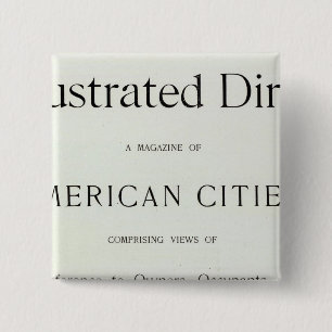 San Francisco California Title Page 15 Cm Square Badge