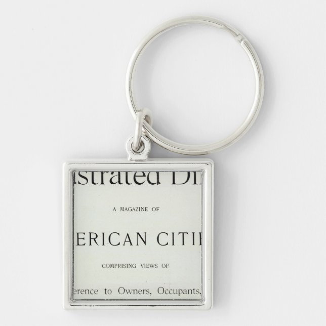 San Francisco California Title Page Key Ring (Front)