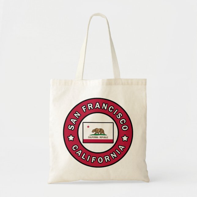 San Francisco California Tote Bag (Front)