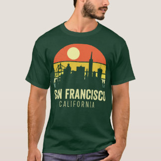 San Francisco California Vintage Sunset T-Shirt