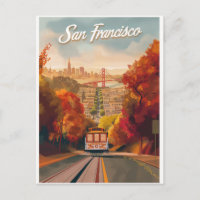 San Francisco, California Vintage Travel