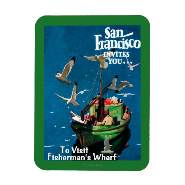 San Francisco, CaliforniaFisherman's Wharf Magnet (Vertical)