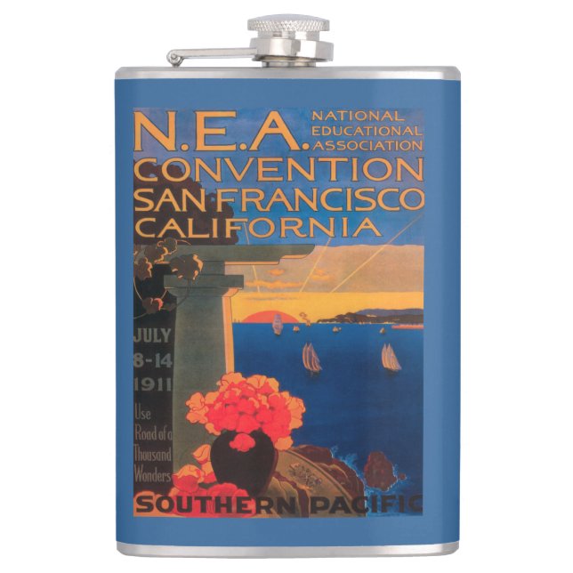 San Francisco, CaliforniaN.E.A. Convention Hip Flask (Front)