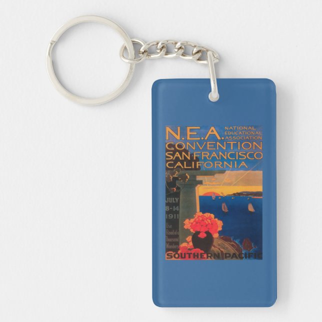 San Francisco, CaliforniaN.E.A. Convention Key Ring (Front)