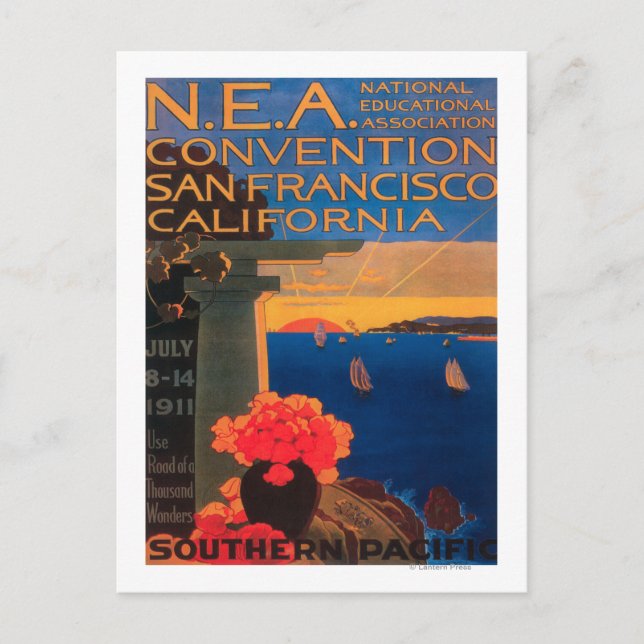 San Francisco, CaliforniaN.E.A. Convention Postcard (Front)