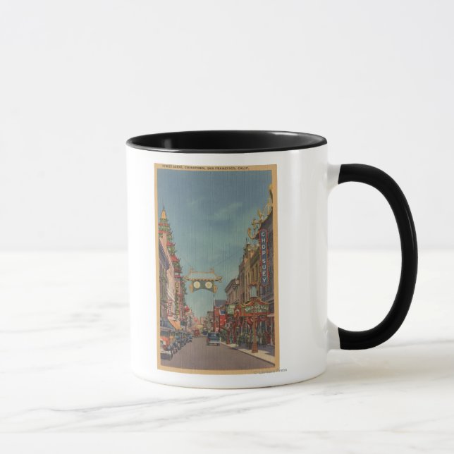 San Francisco, CAStreet Scene of Chinatown Mug (Right)