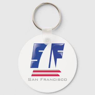 San Francisco_Catamaran Sailing_Pontoon Racing Key Ring