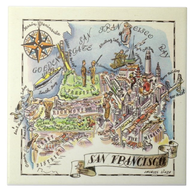 San Francisco Ceramic Tile (Front)
