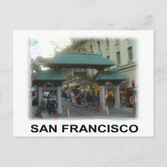 San Francisco China Town Postcard (Front)