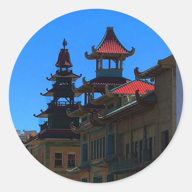 San Francisco Chinatown #10 Stickers (Front)