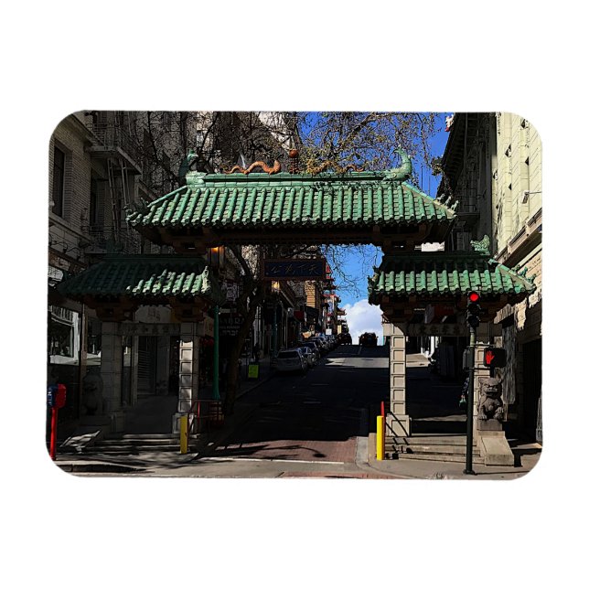 San Francisco Chinatown Gate #3 Magnet (Horizontal)