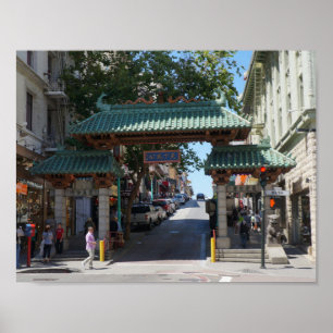 San Francisco Chinatown Gate Poster