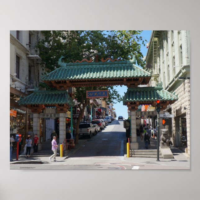 San Francisco Chinatown Gate Poster (Front)