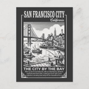 San Francisco City California The City By The Bay Postcard