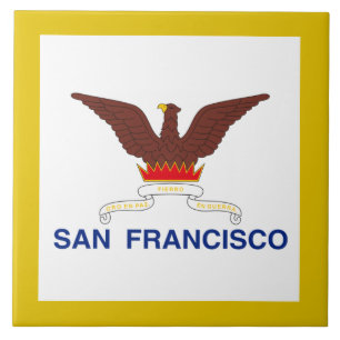 San Francisco city flag Ceramic Tile