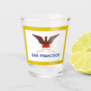 San Francisco city flag Shot Glass