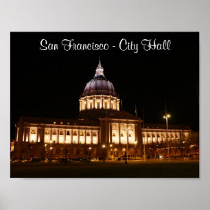 San Francisco City Hall #3 Poster