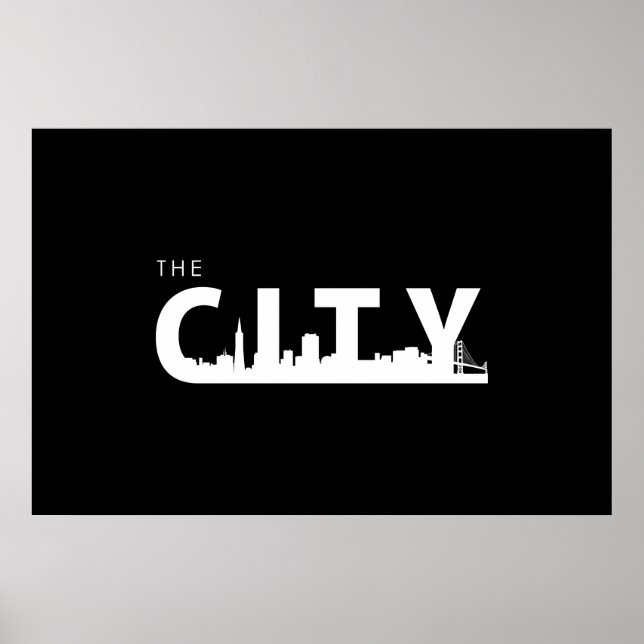 San Francisco City Poster (Front)