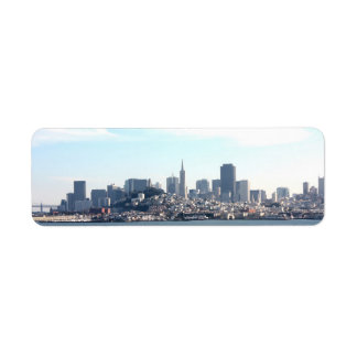 San Francisco City View from the Bay Return Address Label
