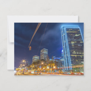 San Francisco Cityscape at Nighttime Postcard