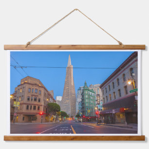 San Francisco Cityscape at Twilight  Hanging Tapestry
