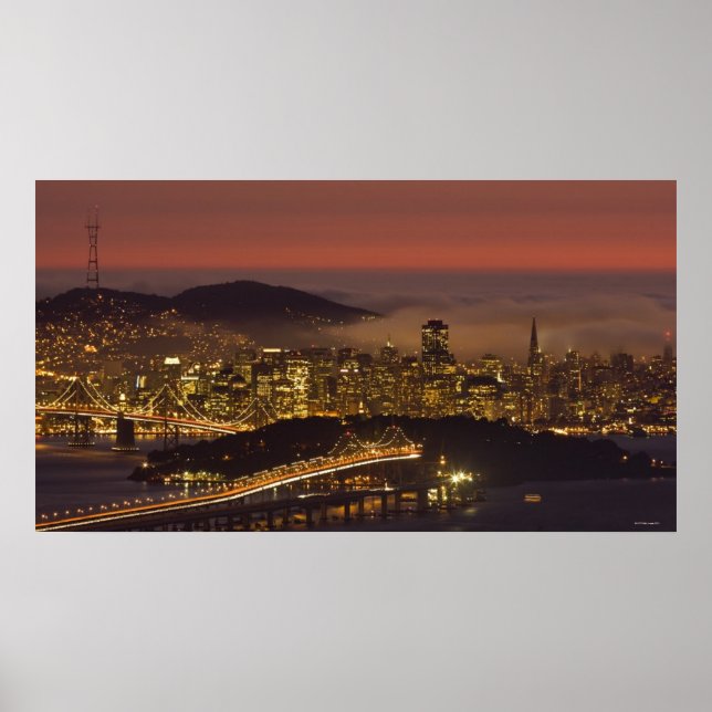 San Francisco Cityscape Poster (Front)