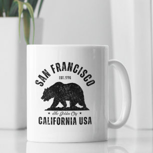San Francisco Classic Bear Design Coffee Mug