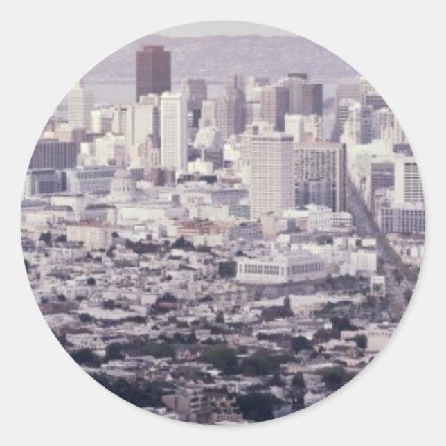 San Francisco Classic Round Sticker (Front)