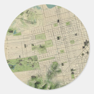 San Francisco Classic Round Sticker