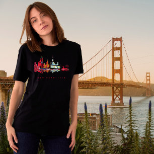 San Francisco Colourful Silhouette T-Shirt