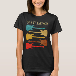 San Francisco Concert Rock Music Festival Guitars T-Shirt