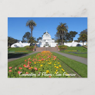 San Francisco Conservatory of Flowers Postcard