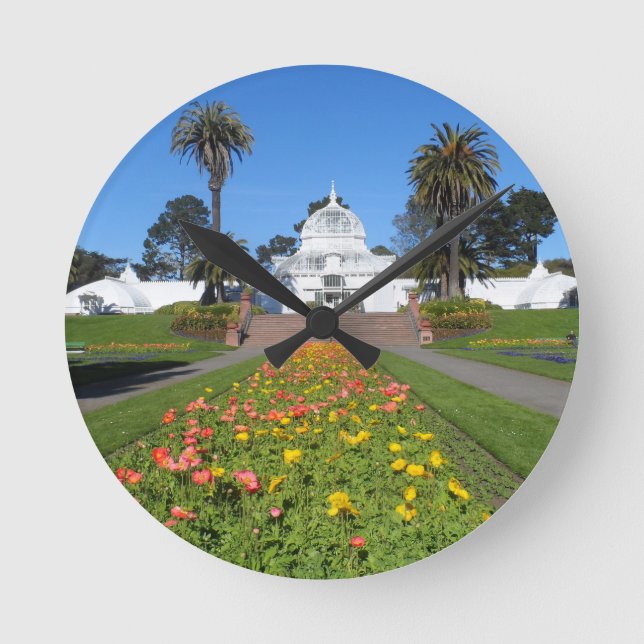 San Francisco Conservatory of Flowers Round Clock (Front)