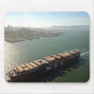 San Francisco Container Ship Mouse Pad