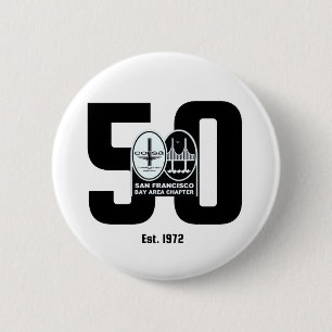 San Francisco Corvair Club 50th Anniversary 6 Cm Round Badge