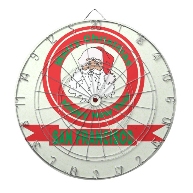 San Francisco Dartboard (Front)