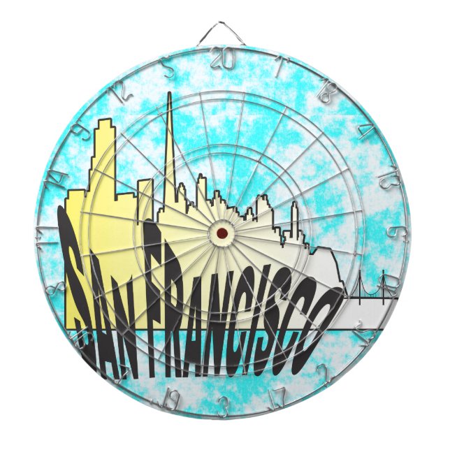San Francisco Dartboard (Front)