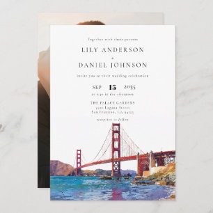 San Francisco Destination Photo Wedding Invitation